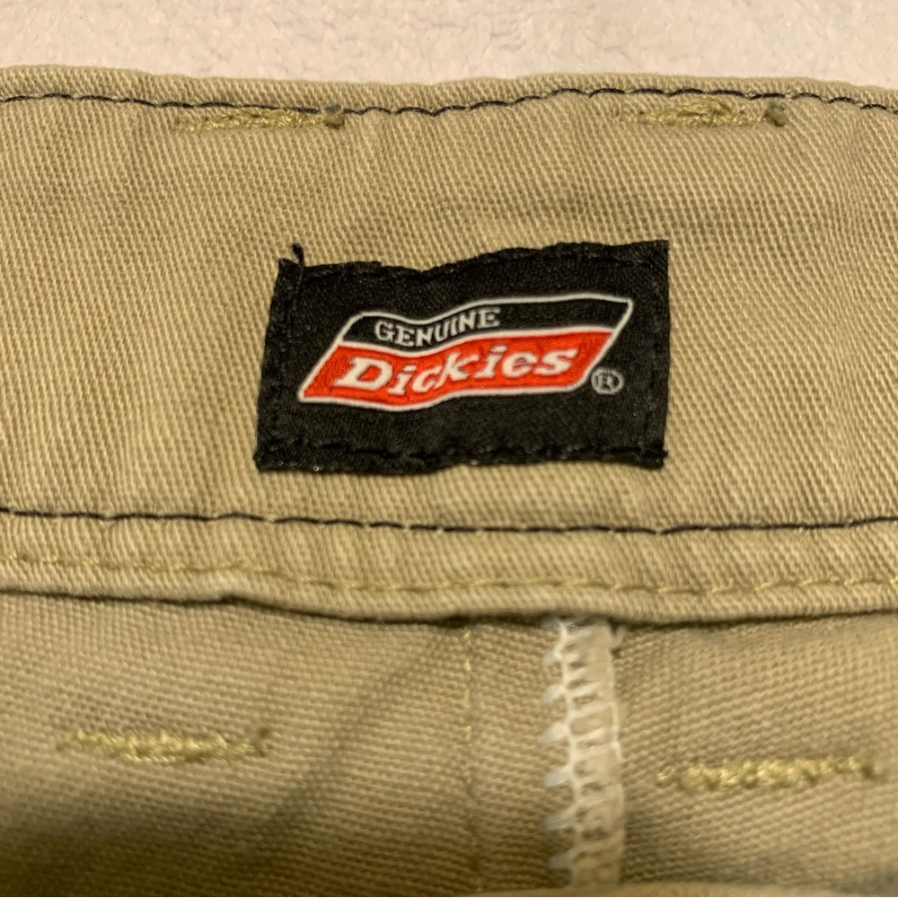 Dickies Women's Slim Fit Boot Cut Pants Size 10 Regular , Tan Comfort Stretch - Picture 7 of 9